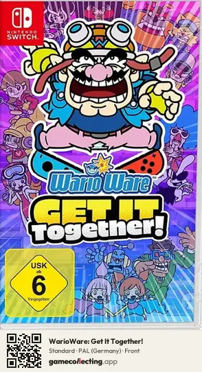 WarioWare: Get It Together! Nintendo Switch, Germany box front