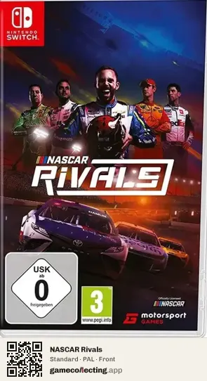 NASCAR Rivals Nintendo Switch, PAL box front