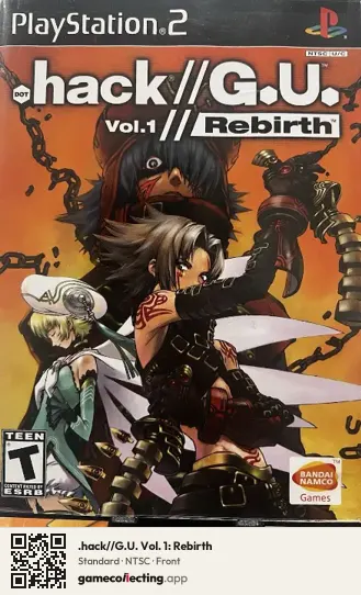 .hack//G.U. Vol. 1: Rebirth PlayStation 2, NTSC box front