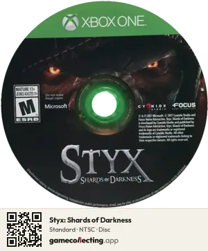 Styx: Shards of Darkness Xbox One, NTSC disc