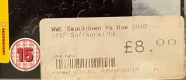 WWE SmackDown vs. Raw 2010, the BBFC circle on its front
