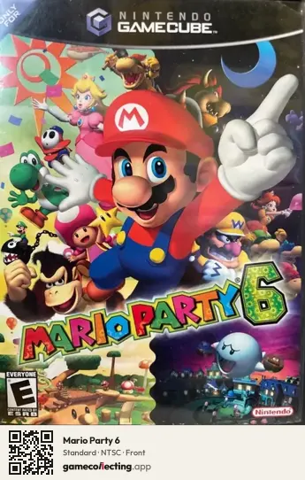 Mario Party 6 Nintendo GameCube, NTSC box front