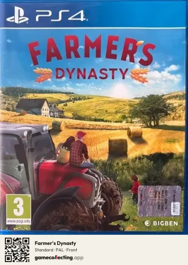 Farmer's Dynasty PlayStation 4, PAL box front