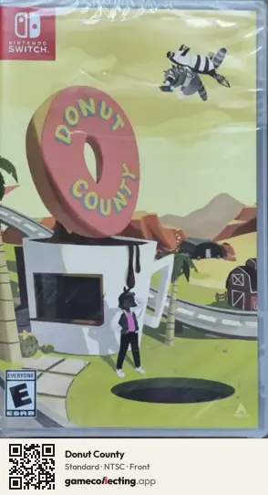Donut County Nintendo Switch, NTSC box front