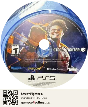 Street Fighter 6 PlayStation 5, NTSC disc
