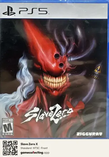 Slave Zero X PlayStation 5, NTSC box front