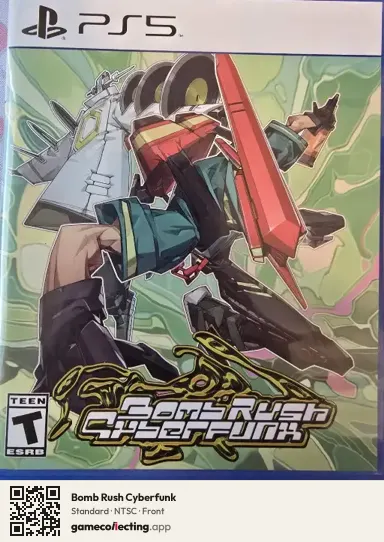 Bomb Rush Cyberfunk PlayStation 5, NTSC box front