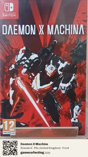 Daemon X Machina Nintendo Switch, United Kingdom box front