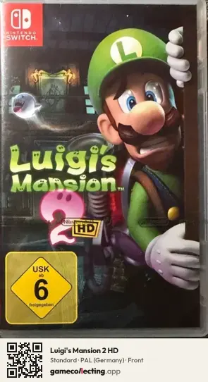 Luigi's Mansion 2 HD Nintendo Switch, Germany box front