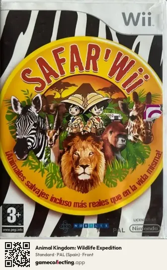 Animal Kingdom: Wildlife Expedition Nintendo Wii, Spain box front