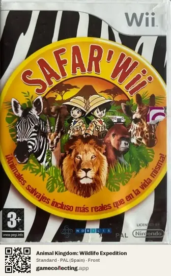 Animal Kingdom: Wildlife Expedition Nintendo Wii, Spain box front