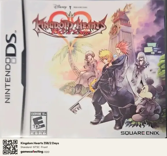 Kingdom Hearts 358/2 Days Nintendo DS, NTSC box front