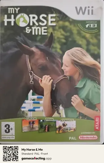 My Horse & Me Nintendo Wii, PAL box front