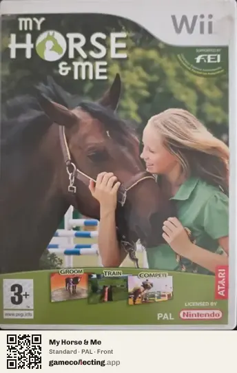 My Horse & Me Nintendo Wii, PAL box front