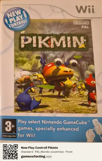 New Play Control! Pikmin Nintendo Wii, Nordic countries box front