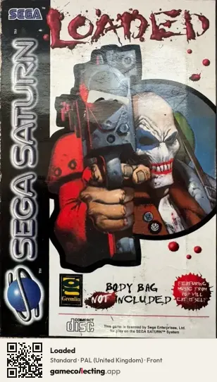 Loaded Sega Saturn, United Kingdom box front
