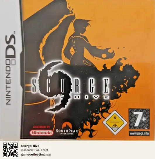 Scurge: Hive Nintendo DS, PAL box front