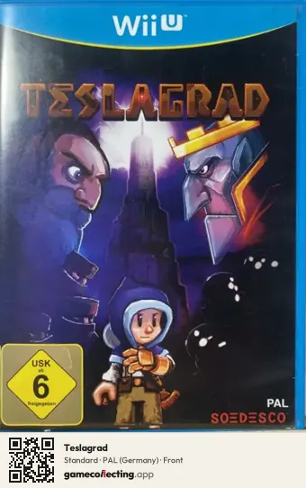 Teslagrad Nintendo Wii U, Germany box front