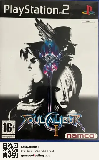 SoulCalibur II PlayStation 2, Italy box front