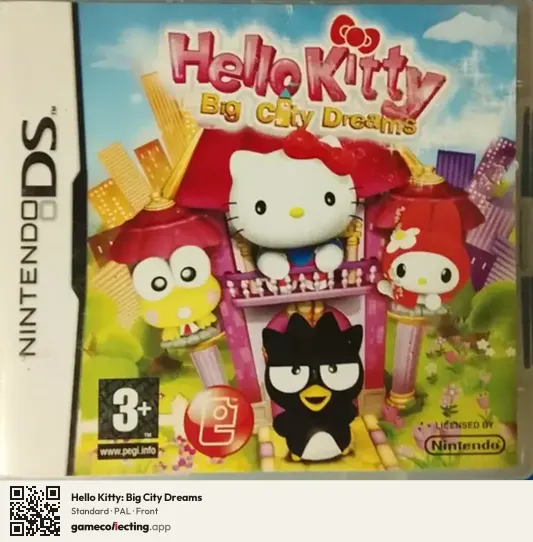 Hello Kitty: Big City Dreams Nintendo DS, PAL box front