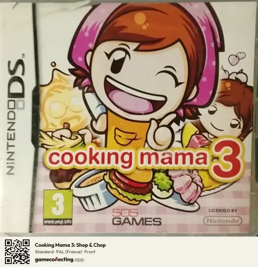 Cooking Mama 3: Shop & Chop Nintendo DS, France box front