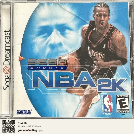 NBA 2K Sega Dreamcast, NTSC box front