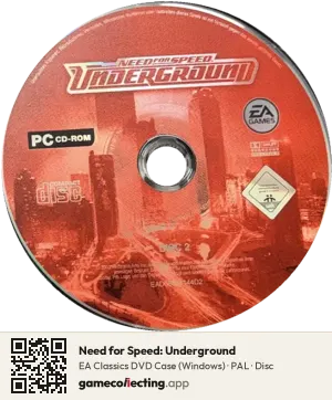 Need for Speed: Underground Computer, PAL disc