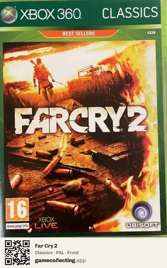 Far Cry 2 Xbox 360, PAL box front