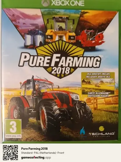 Pure Farming 2018 Xbox One, Netherlands box front