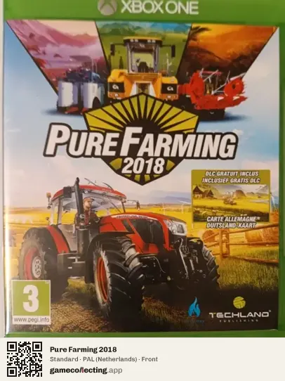 Pure Farming 2018 Xbox One, Netherlands box front