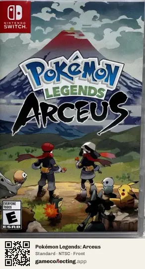 Pokémon Legends: Arceus Nintendo Switch, NTSC box front
