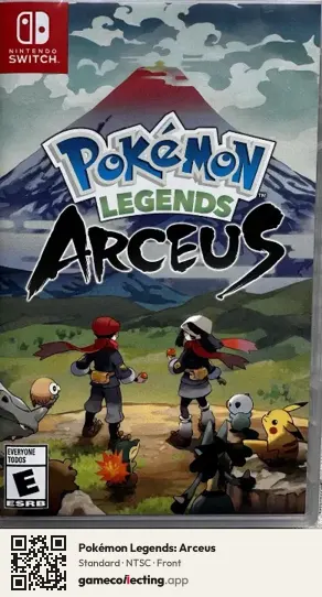 Pokémon Legends: Arceus Nintendo Switch, NTSC box front