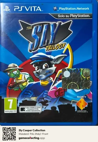 Sly Cooper Collection PlayStation Vita, Italy box front
