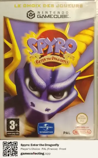 Spyro: Enter the Dragonfly Nintendo GameCube, France box front