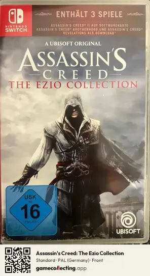 Assassin's Creed: The Ezio Collection Nintendo Switch, Germany box front