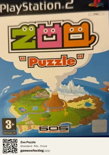 Zoo Puzzle PlayStation 2, PAL box front