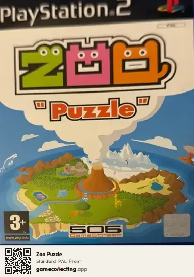 Zoo Puzzle PlayStation 2, PAL box front