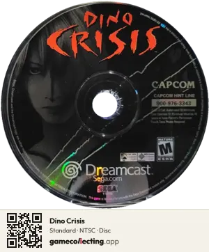 Dino Crisis Sega Dreamcast, NTSC disc