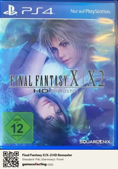 Final Fantasy X/X-2 HD Remaster PlayStation 4, Germany box front
