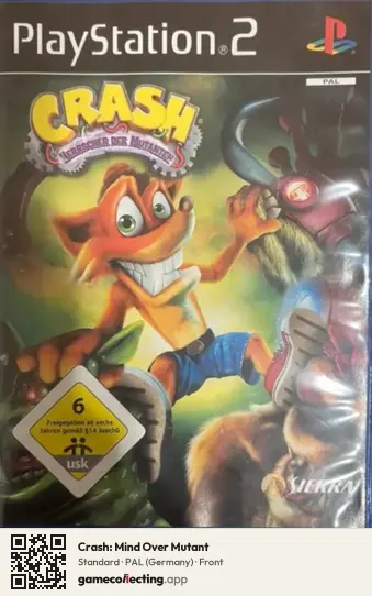 Crash: Mind Over Mutant PlayStation 2, Germany box front