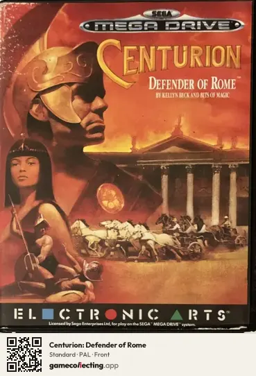 Centurion: Defender of Rome Sega Mega Drive / Genesis, PAL box front