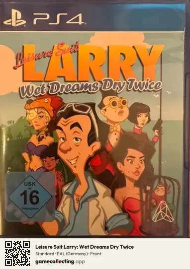 Leisure Suit Larry: Wet Dreams Dry Twice PlayStation 4, Germany box front