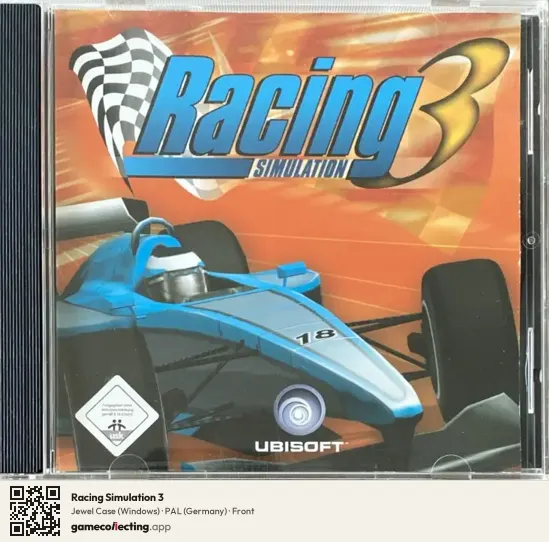Racing Simulation 3 Computer, Germany box front