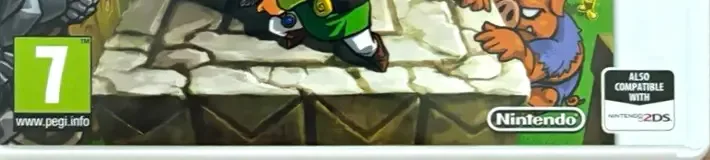 The Legend of Zelda: Tri Force Heroes, the PEGI square on its front