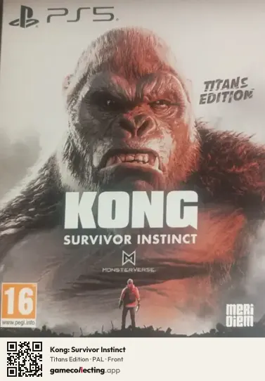Kong: Survivor Instinct PlayStation 5, PAL box front