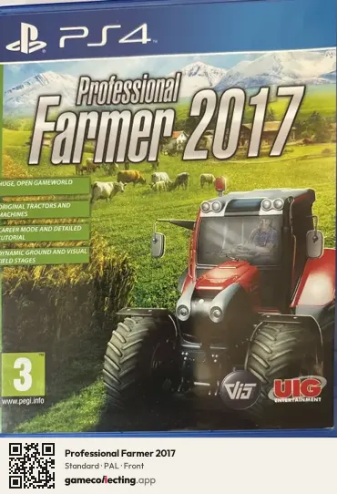 Professional Farmer 2017 PlayStation 4, PAL box front