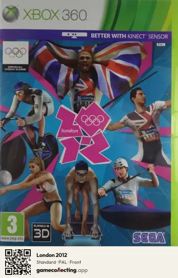 London 2012 Xbox 360, PAL box front