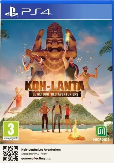 Koh-Lanta: Les Aventuriers PlayStation 4, PAL box front