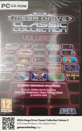SEGA Mega Drive Classic Collection Volume 2 Computer, Spain box front