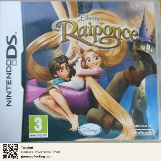 Tangled Nintendo DS, France box front
